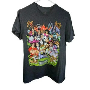 Disney Villain Unisex Graphic Casual Breathable Cotton Tee‎